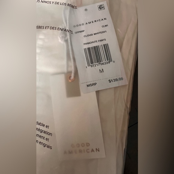 Good American cloud white Wide-Leg Pants - Picture 5 of 6